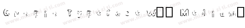 Gropio Typeface W05 Medium字体转换